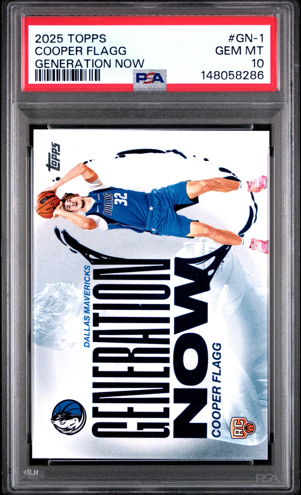 2025 Topps Generation Now Cooper Flagg #Gn-1 Gem Mt 10 front