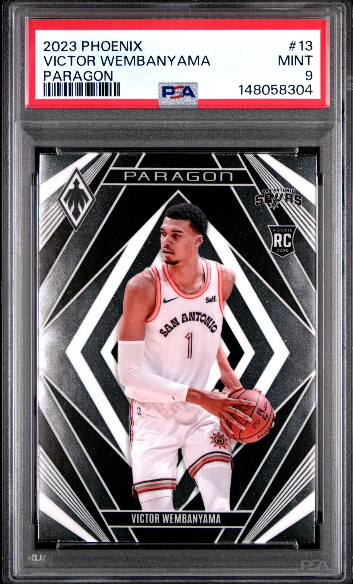 2023 Panini Phoenix Paragon Victor Wembanyama #13 Mint 9 front