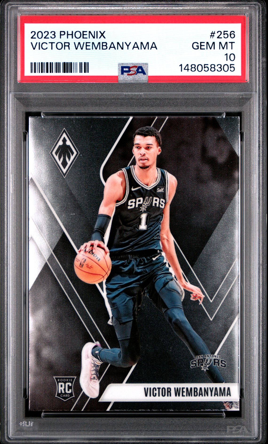 2023 Panini Phoenix Victor Wembanyama #256 Gem Mt 10 front