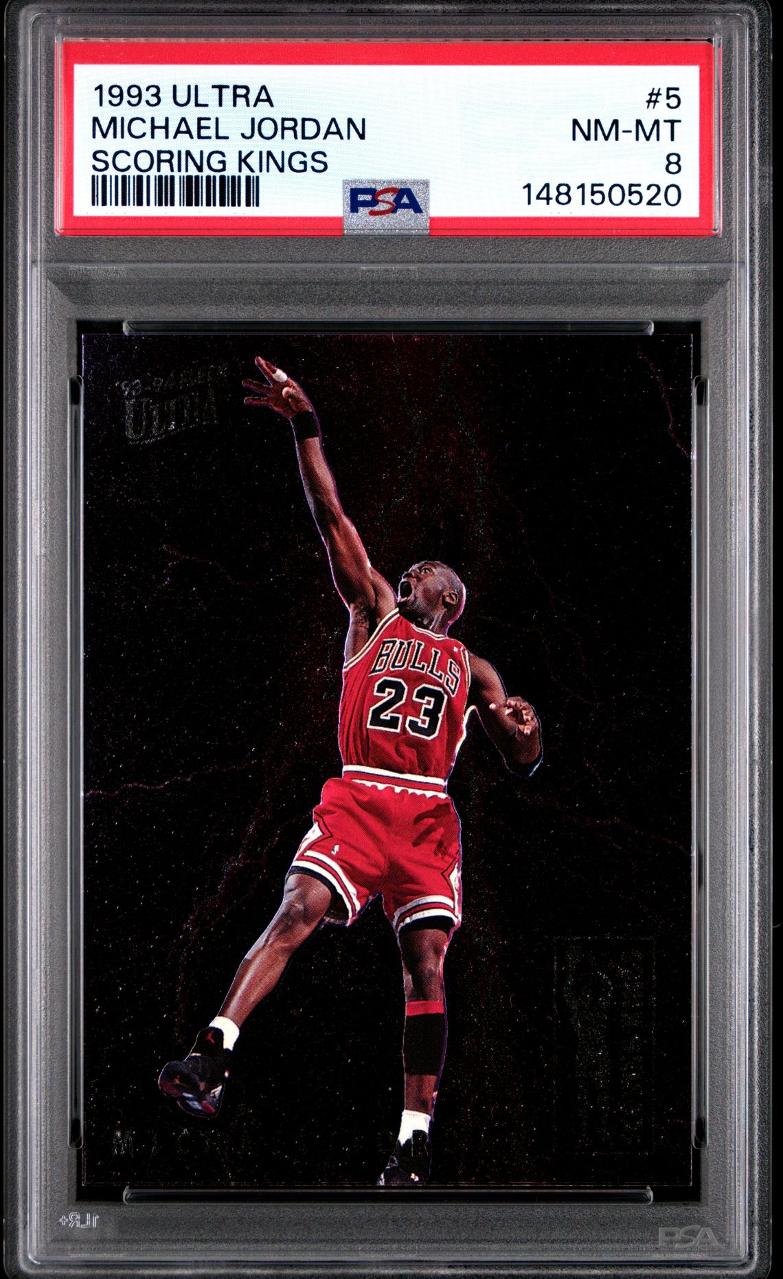 1993 Ultra Scoring Kings Michael Jordan #5 (Scoring Kings) Nm-Mt 8 front
