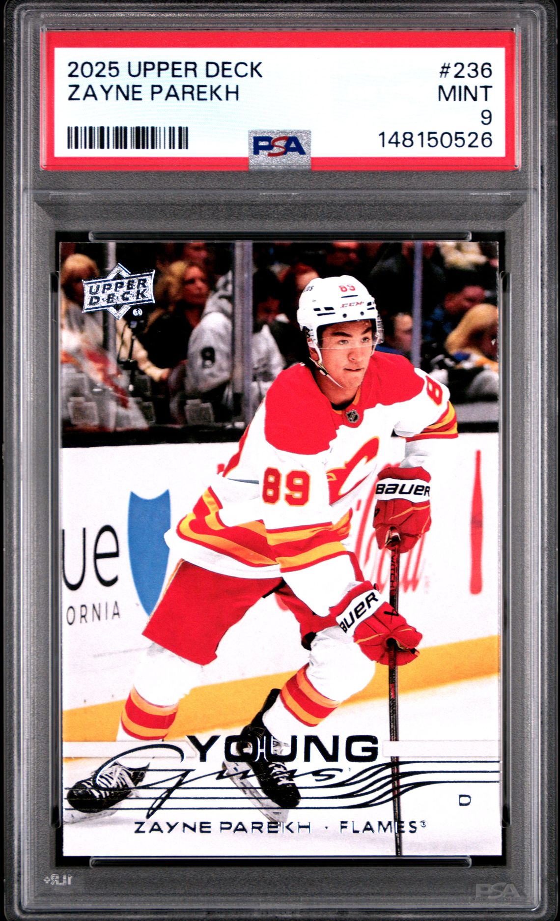 2025 Upper Deck Zayne Parekh #236 Mint 9 front
