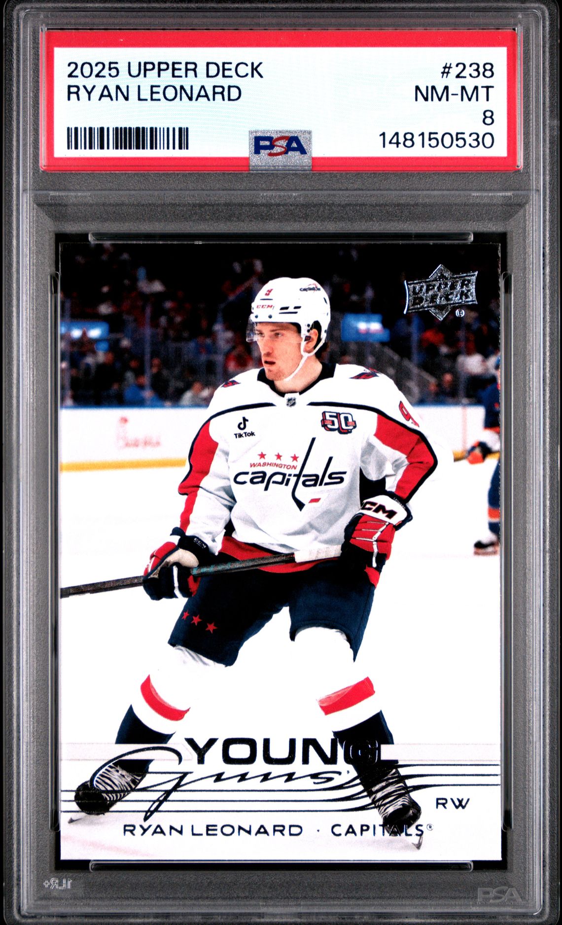 2025 Upper Deck Ryan Leonard #238 Nm-Mt 8 front