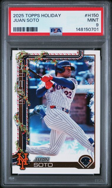 Topps Holiday+Juan Soto front