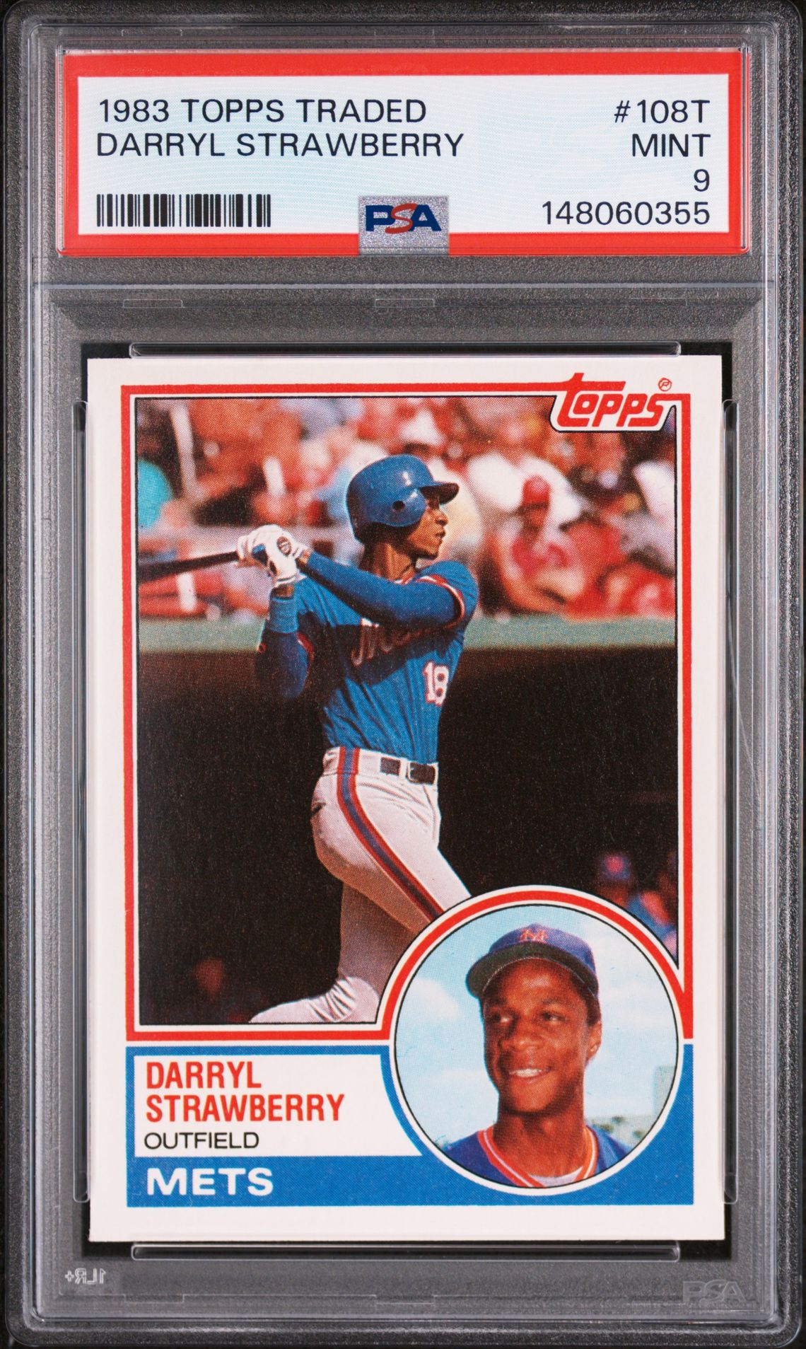 1983 Topps TOPPS TRADED #108T Darryl Strawberry front