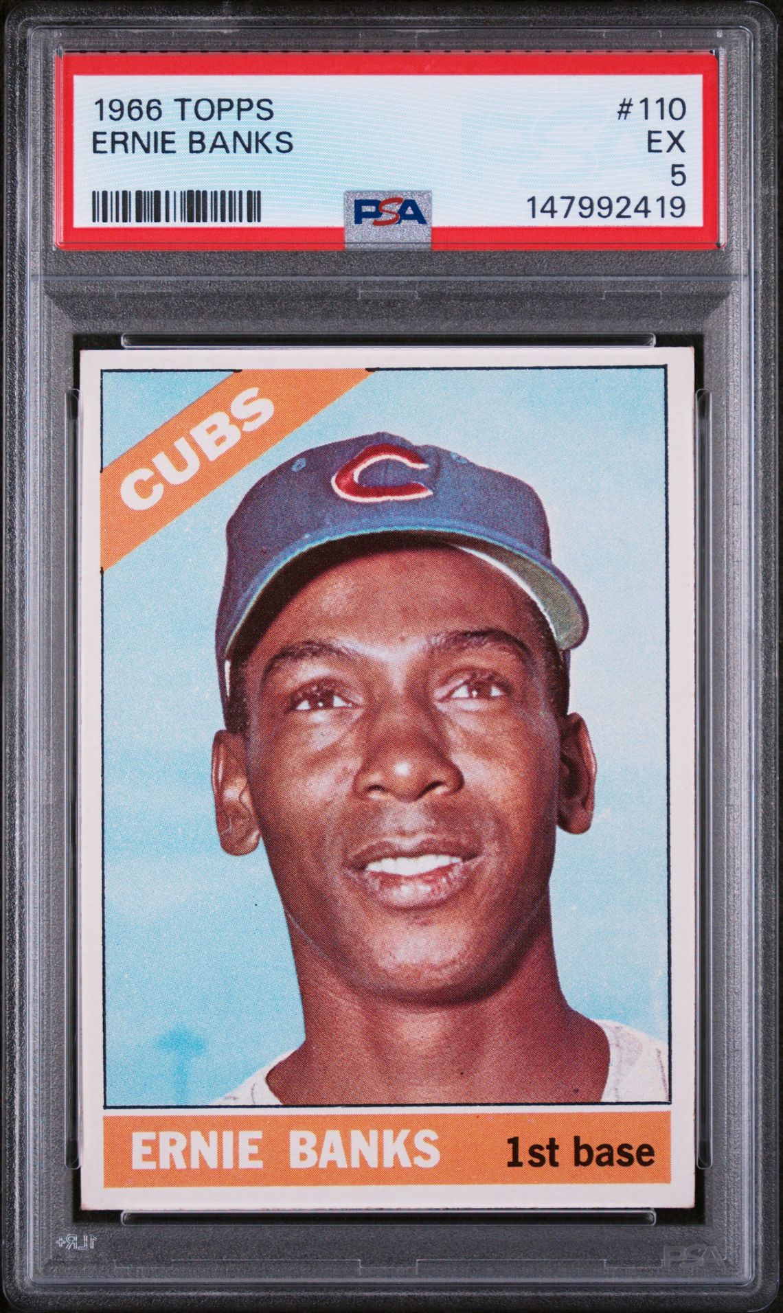 1966 Topps TOPPS #110 Ernie Banks front