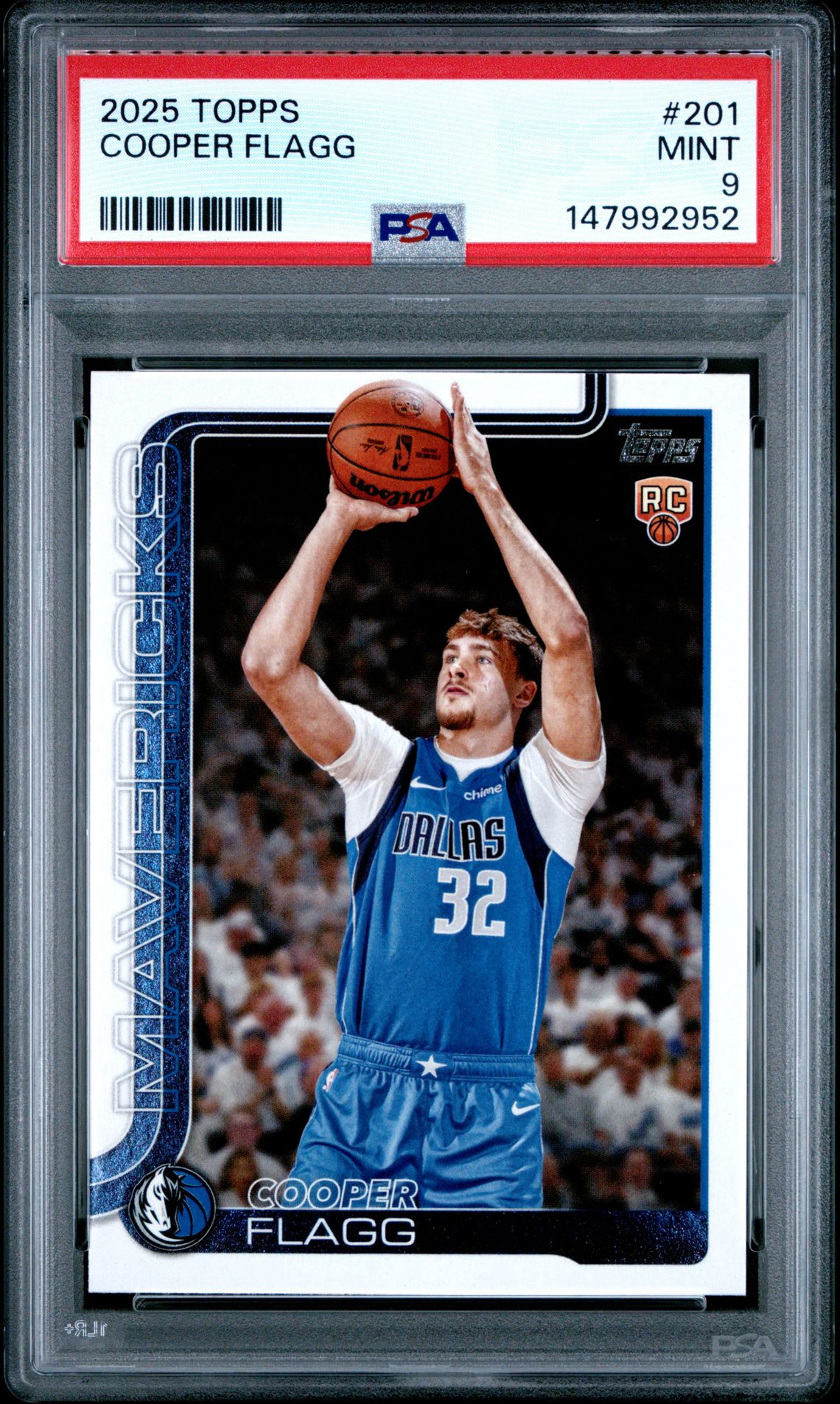 2025 Topps Cooper Flagg #201 Mint 9 front