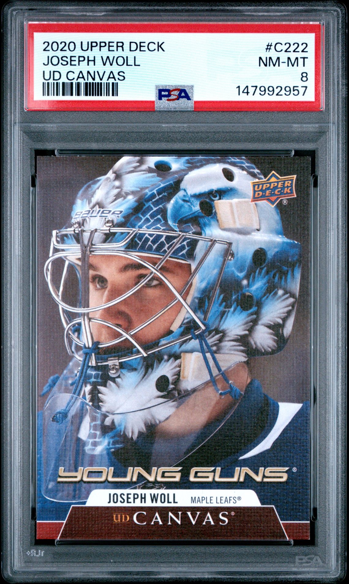 2020 Upper Deck Ud Canvas Joseph Woll #C222 (Ud Canvas) Nm-Mt 8 front