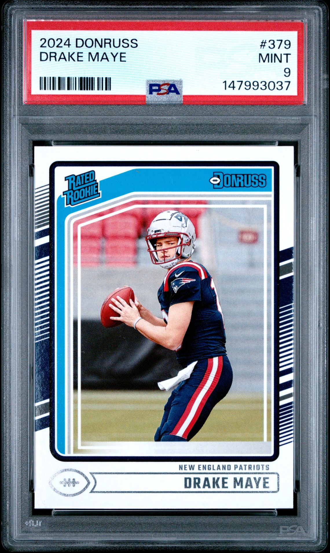 2024 Panini Donruss Drake Maye #379 Mint 9 front