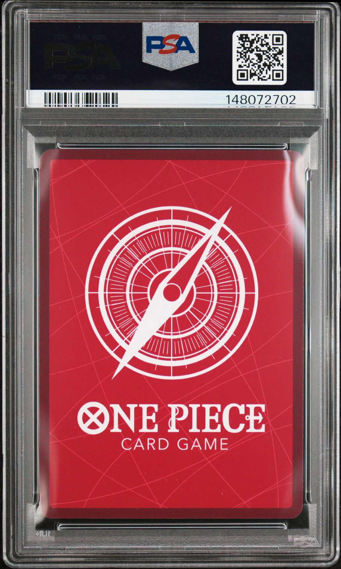 2025 One Piece Starter Deck St21-Ex Gear 5 Monkey D. Luffy #001 (Black & White Alt Art) Gem Mt 10 back view - PSA certificate #148072702