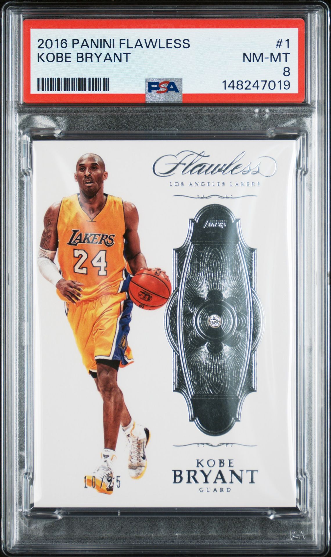 2016 Panini PANINI FLAWLESS #1 Kobe Bryant front