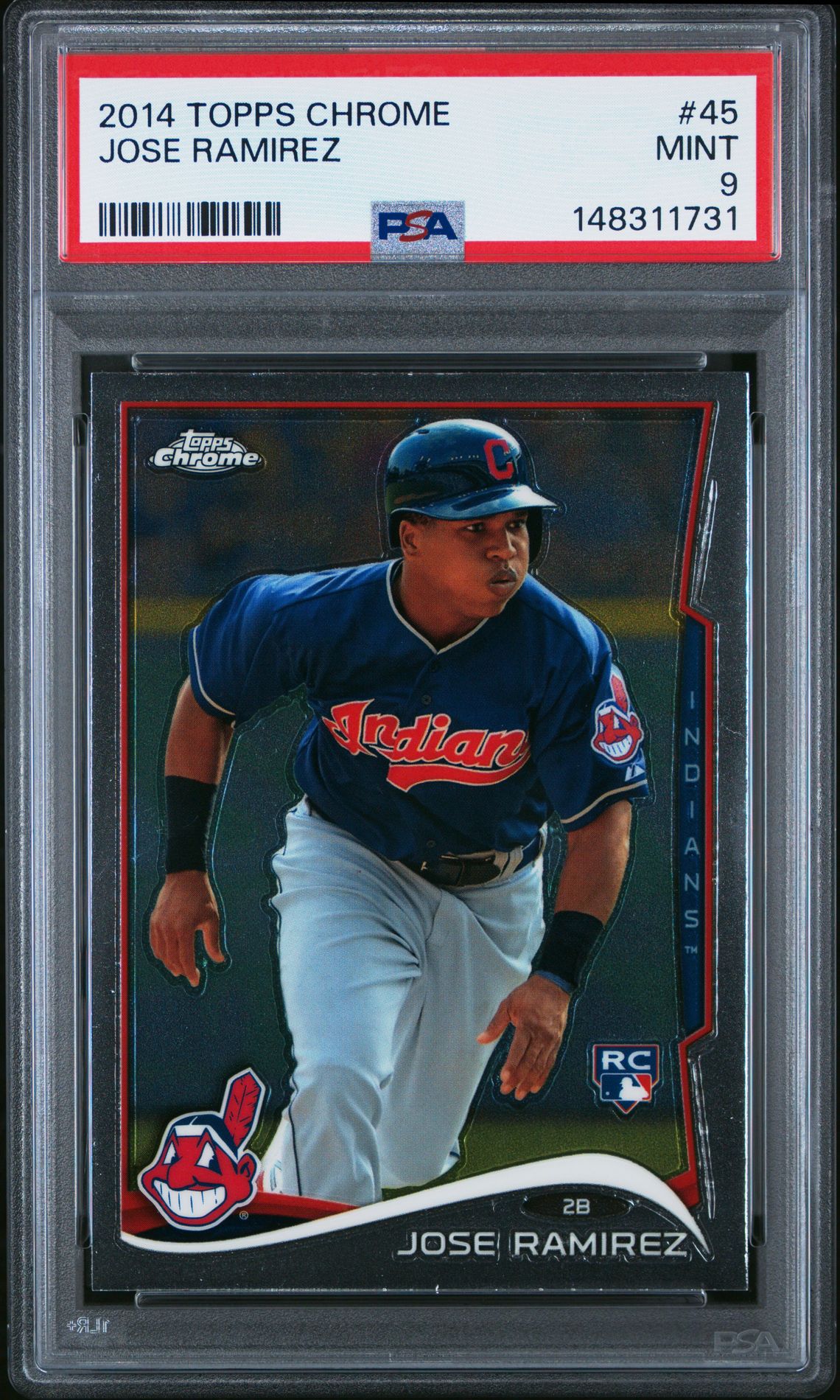2014 Topps Chrome Jose Ramirez #45 Mint 9 front