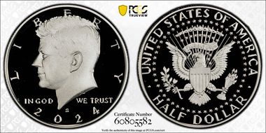 2024-S 50C Silver Limited Edition Proof Set PR70DCAM
