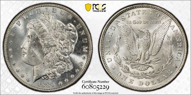 1889 $1 VAM 22, Bar Wing MS64