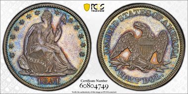 1851 50C AU55