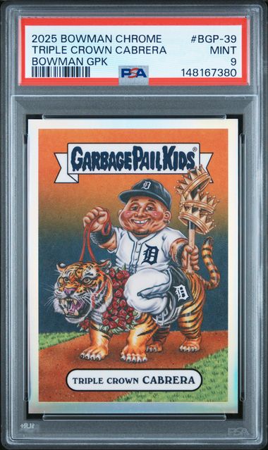 Triple Crown Cabrera PSA 9
