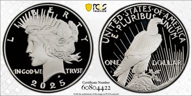 2025-S $1 Peace Dollar PR69DCAM