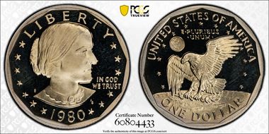 1980-S SBA$1 PR68DCAM