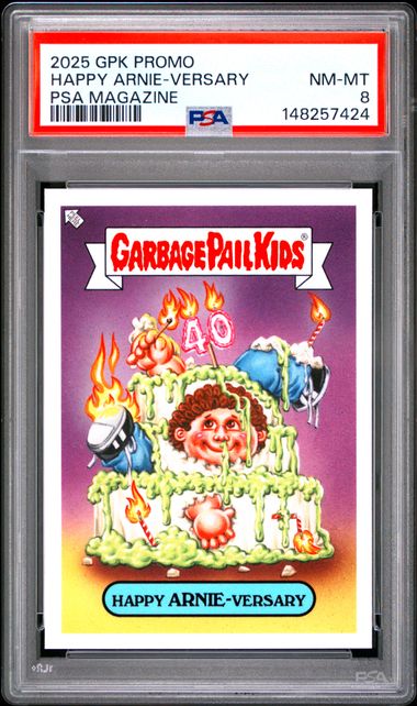 2025 Topps Garbage Pail Kids #2025 Happy Arnie-Versary front