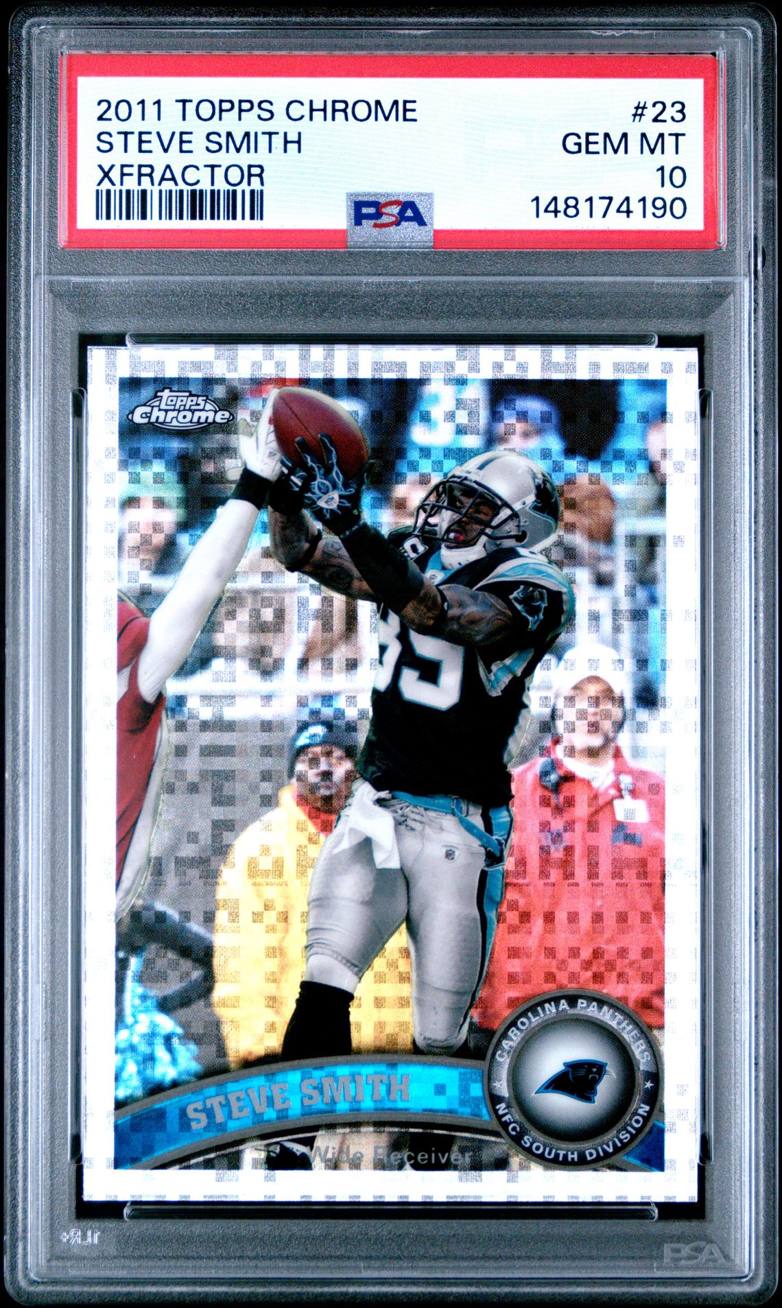 2011 Topps Chrome TOPPS CHROME XFRACTOR #23 Steve Smith front