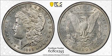 1899-S $1 AU53