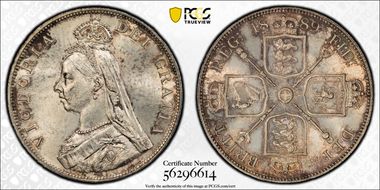 1889 Dbl Fl S-3923 MS64