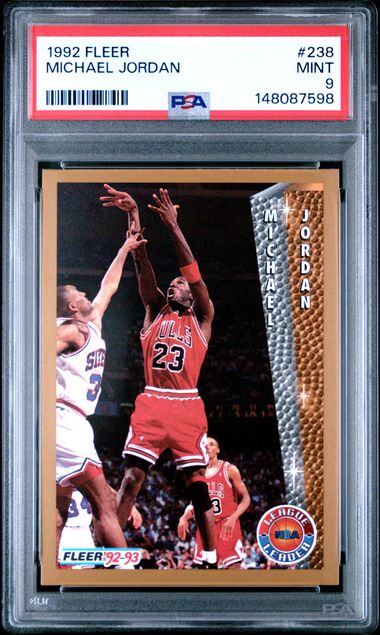 Fleer Michael Jordan front