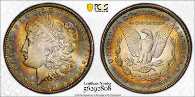 1890 $1 MS62