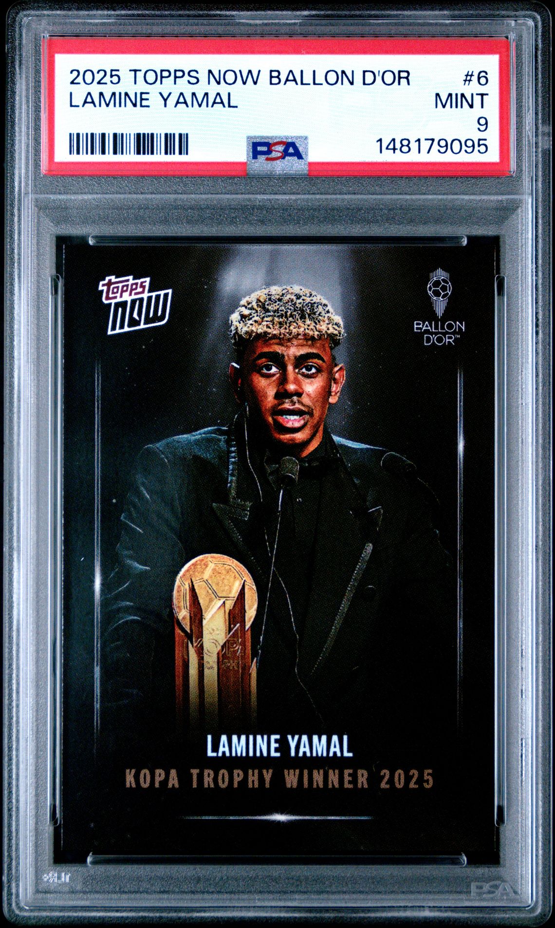 2025 Topps Now TOPPS NOW BALLON D'OR #6 Lamine Yamal front