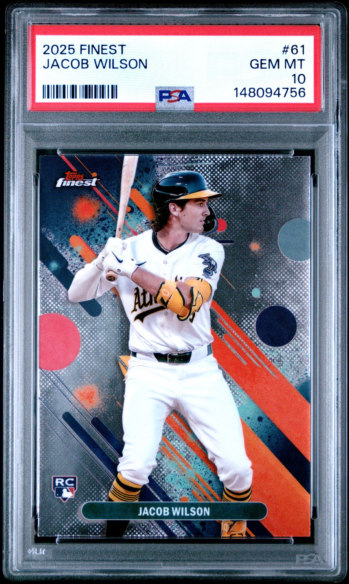 2025 Topps TOPPS FINEST #61 Jacob Wilson front