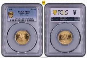 1962 2 Rand KM-64  Au MS65
