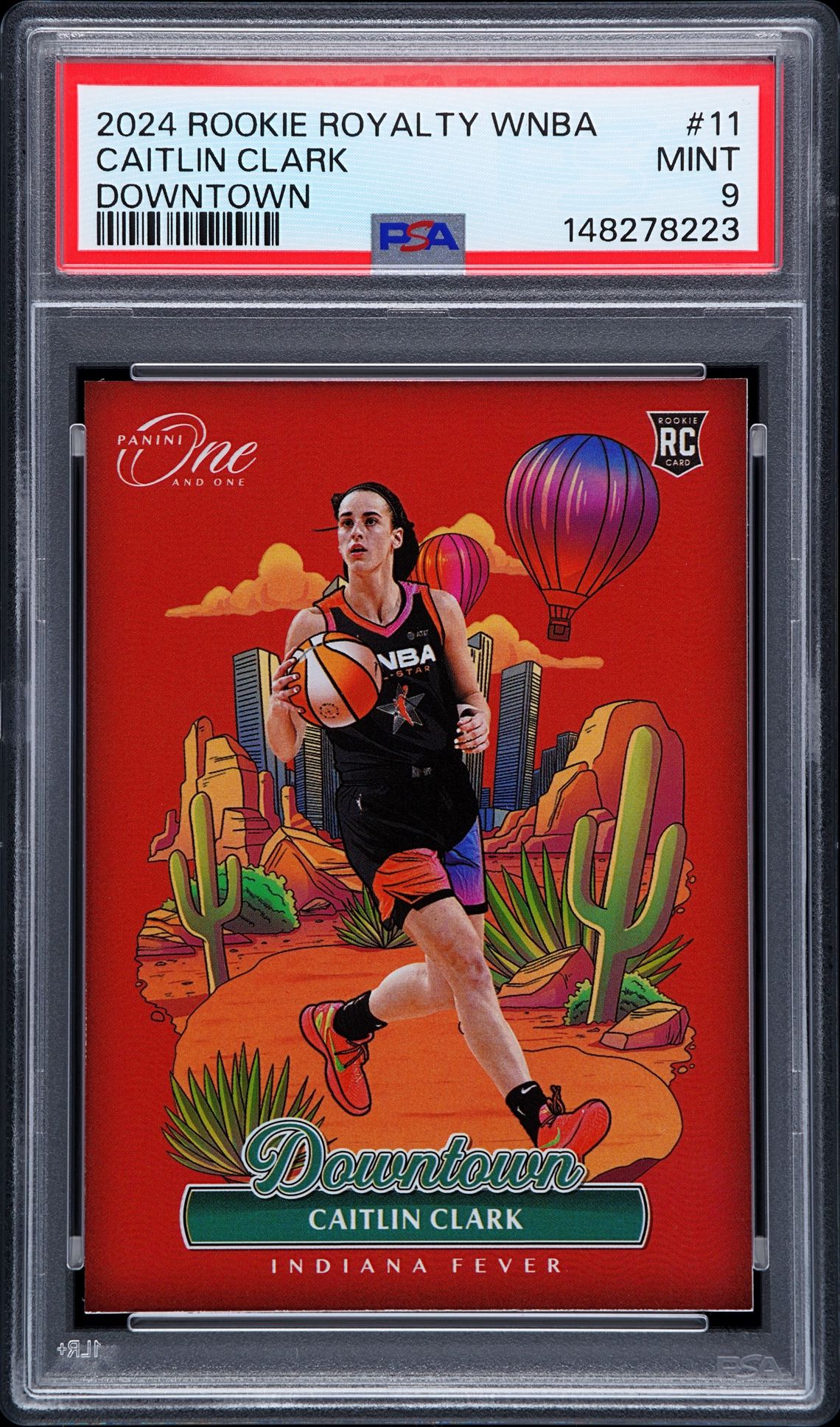 2024 Panini PANINI ROOKIE ROYALTY WNBA DOWNTOWN #11 Caitlin Clark front