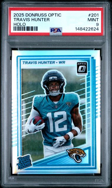 2025 Panini Donruss Optic Holo #201 Hunter front