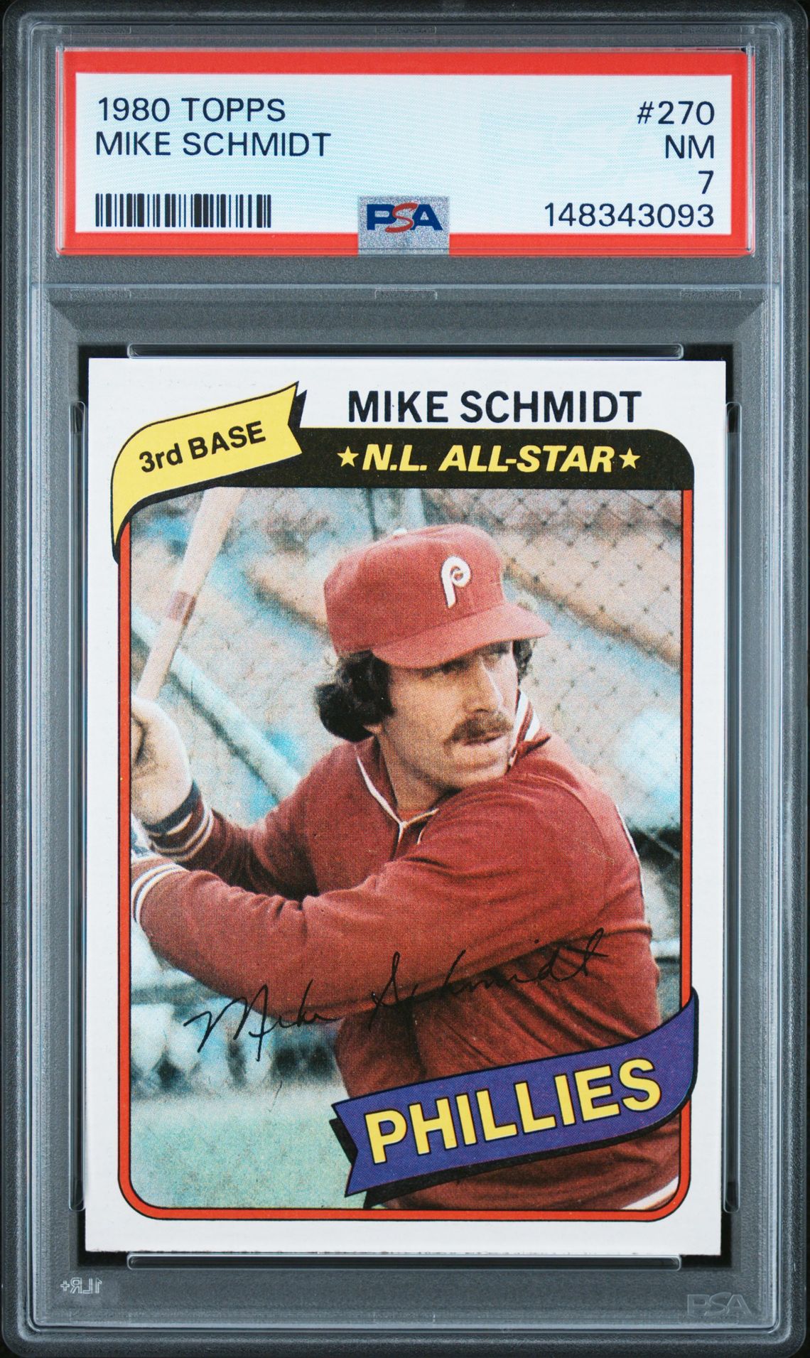 1980 Topps TOPPS #270 Mike Schmidt front