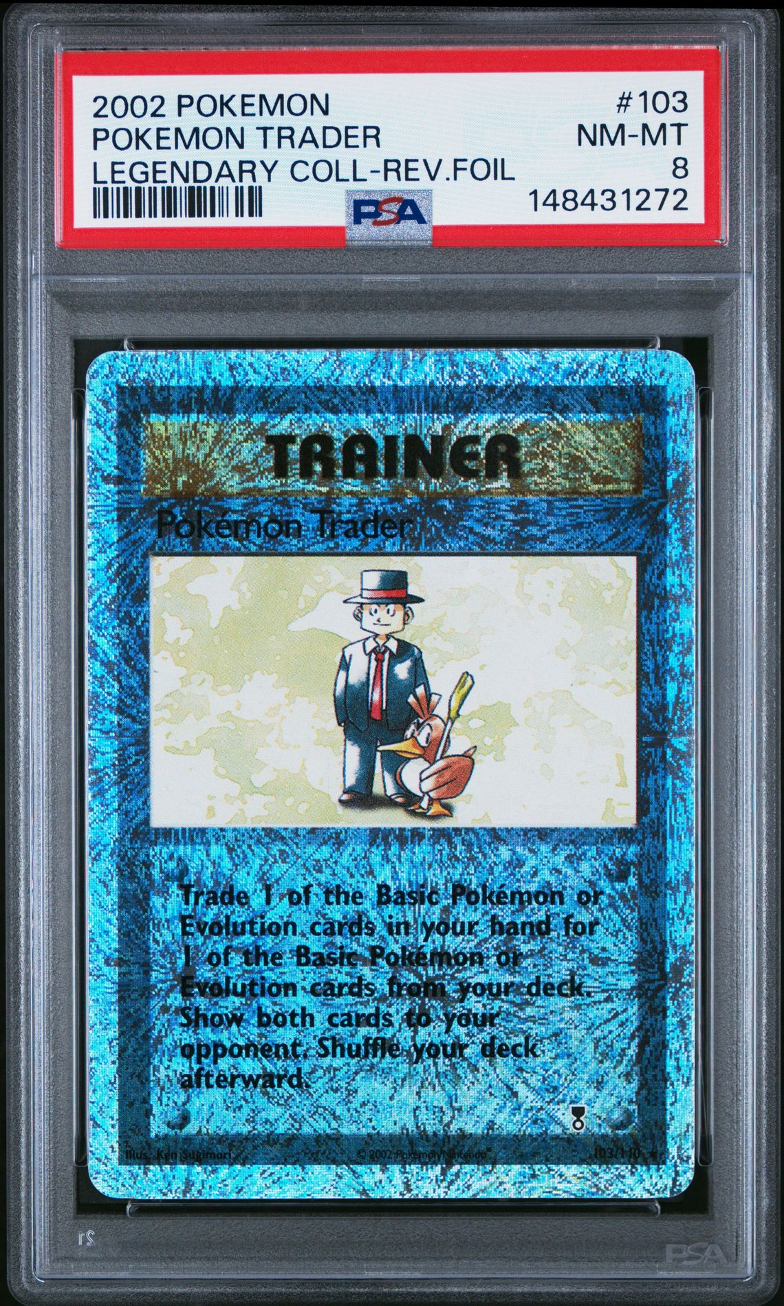 2002 Pokemon REV.FOIL #103 Pokemon Trader front