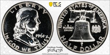 1961 50C PR66