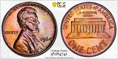 1964 1C MS64RB