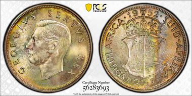 1952 2 1/2S KM-39.2  Ag PR67