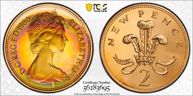 1980 2p S-C1 New Pence PR67RB