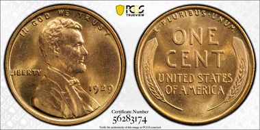 1929 1C MS67RD
