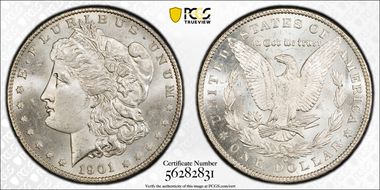 1901-O $1 MS66