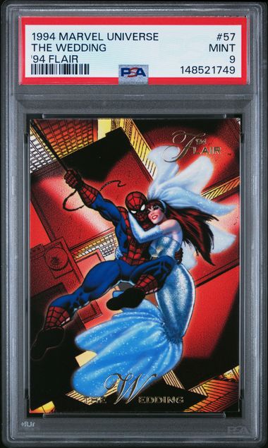 1994 Impel Marvel Universe '94 FLAIR #57 The Wedding front