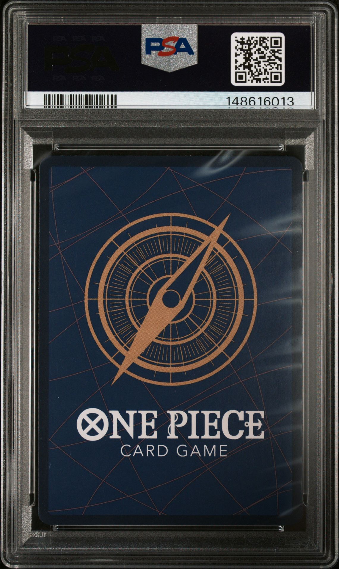 2024 One Piece Op08-Two Legends Monkey D. Luffy #109 (Treasure Rare) Gem Mt 10 back view - PSA certificate #148616013