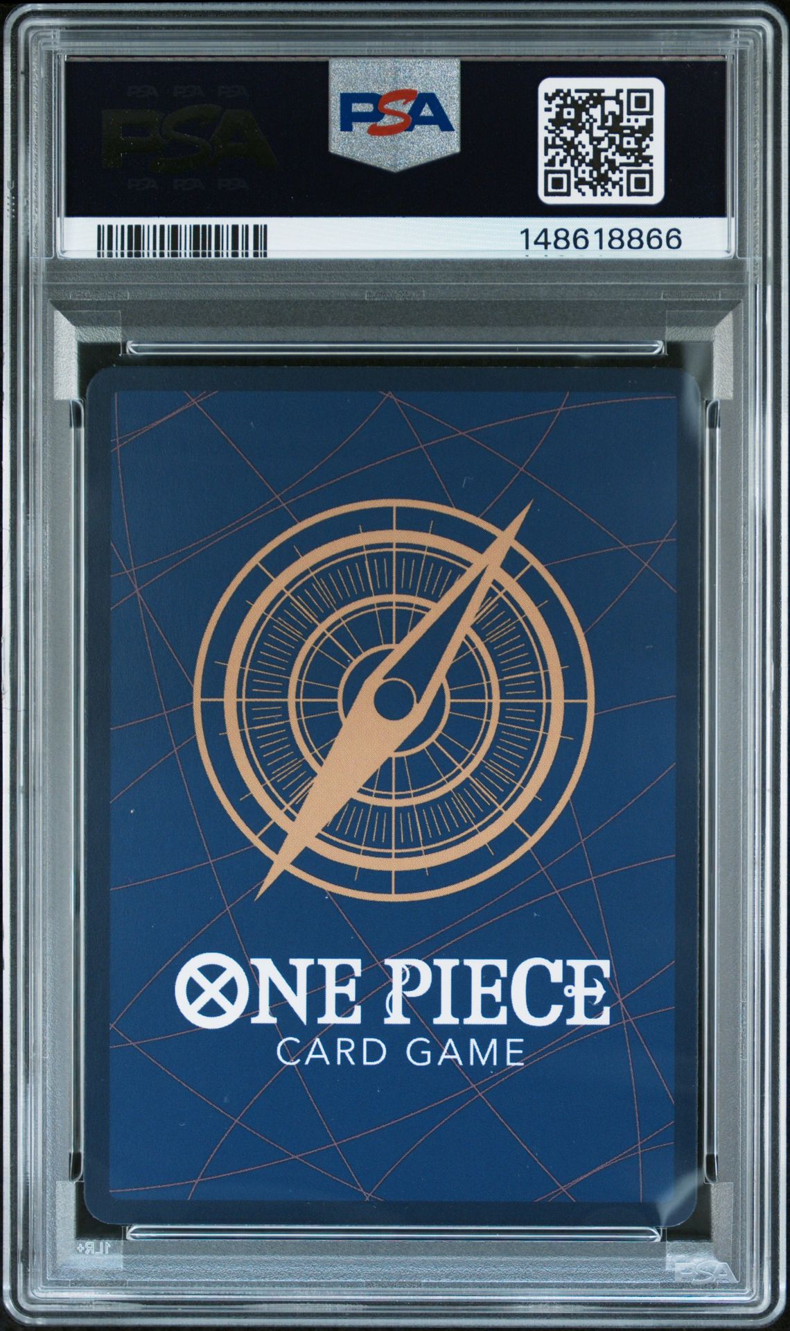 2024 One Piece Op06-Wings Of The Captain Shanks #007 (Alternate Art) Gem Mt 10 back view - PSA certificate #148618866