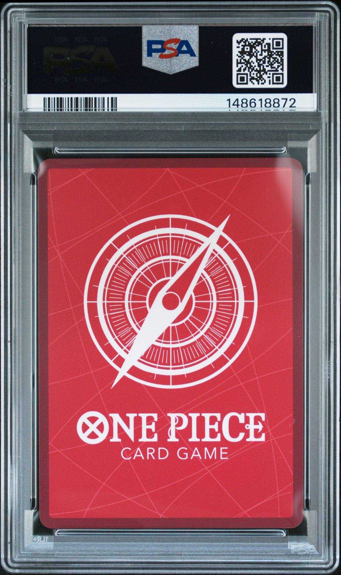 2025 One Piece Op11-A Fist Of Divine Speed Shirahoshi #022 (Alternate Art) Gem Mt 10 back view - PSA certificate #148618872