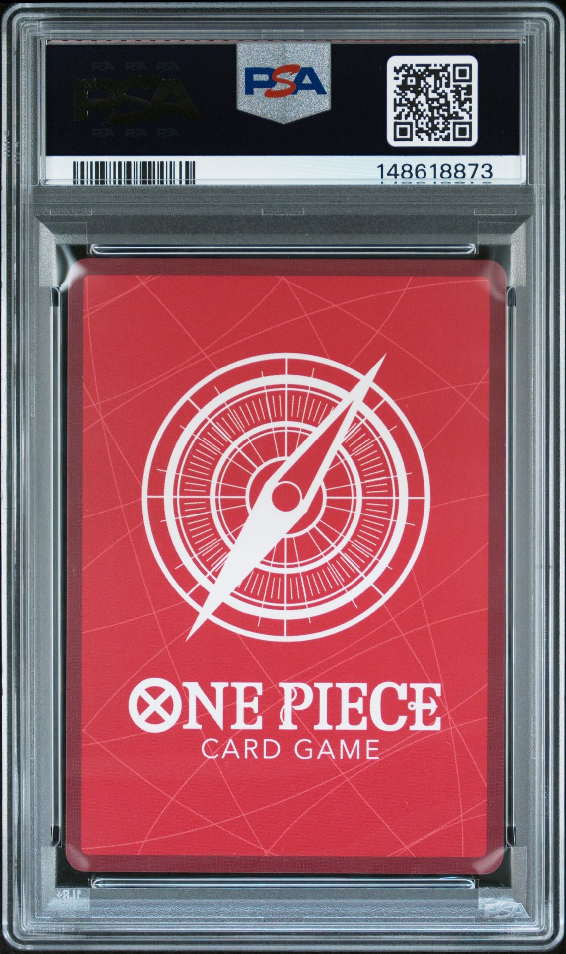 2025 One Piece Op11-A Fist Of Divine Speed Shirahoshi #022 (Alternate Art) Gem Mt 10 back view - PSA certificate #148618873