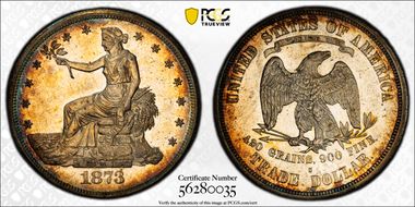 1873-S T$1 Trade MS60