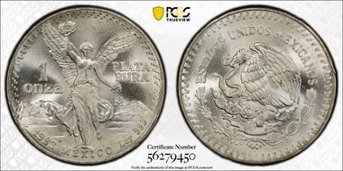 1983-Mo Onza Libertad Ag DDO MS66