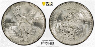 1983-Mo Onza Libertad Ag DDO MS67