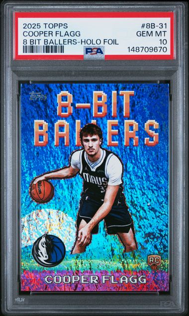 2025 Topps TOPPS 8 BIT BALLERS HOLO FOIL #8B-31 Cooper Flagg front