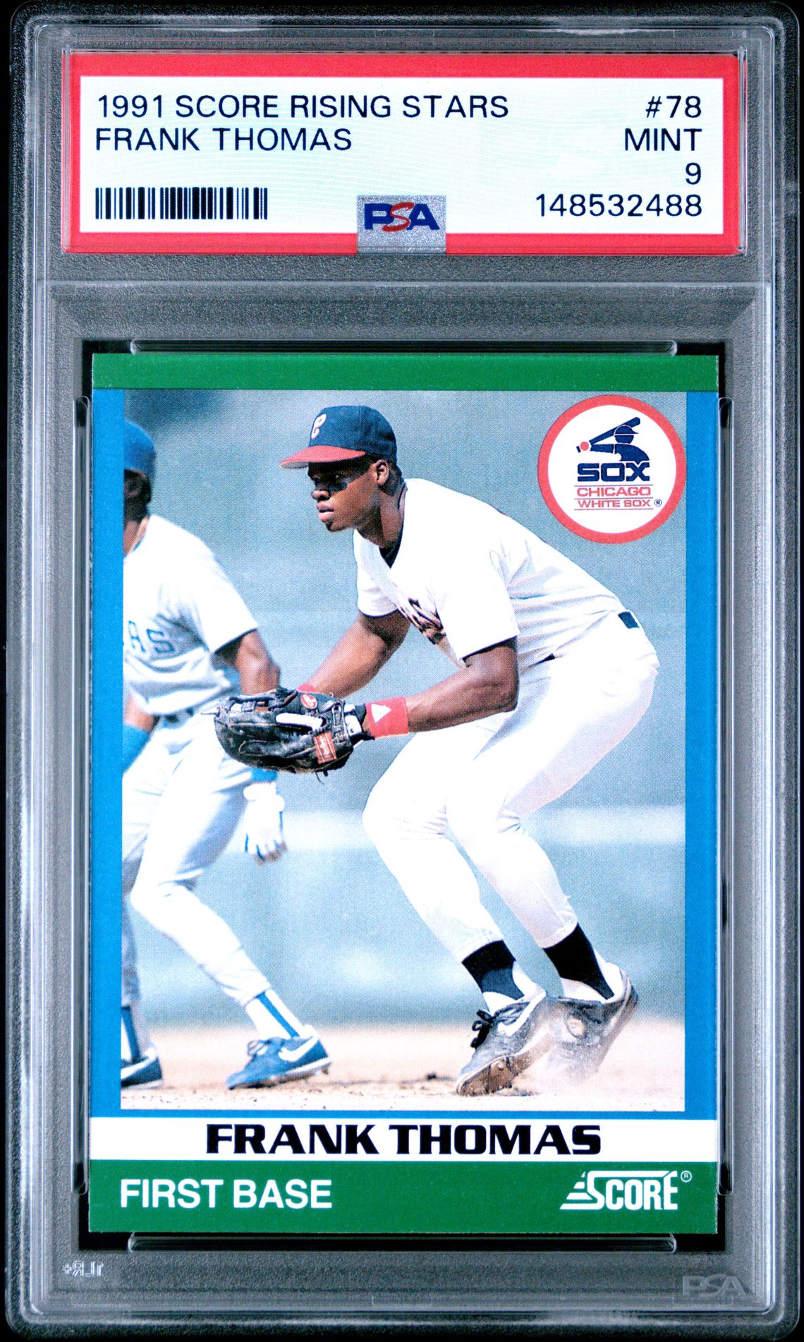 1991 Score SCORE RISING STARS #78 Frank Thomas front